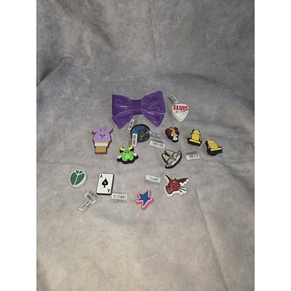 Various Lot Of Croc Charms/ Jibbitz Charms Lot Of 12